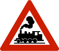 Level crossing without a gate or barrier[N 2]