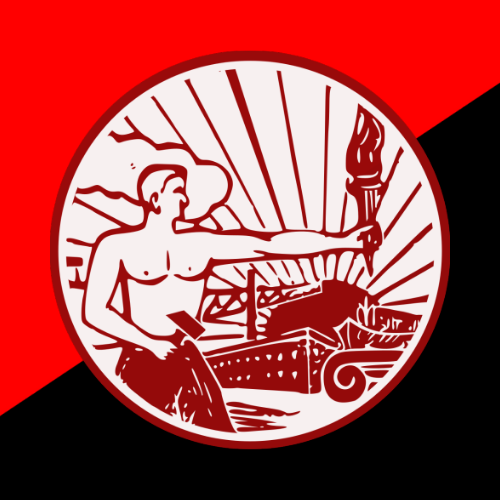 File:Syndicalist Party with flag.png
