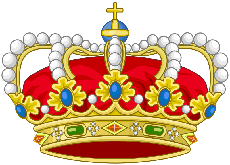 File:Heraldic Royal Crown of Spain (Version of the Royal Arms).png