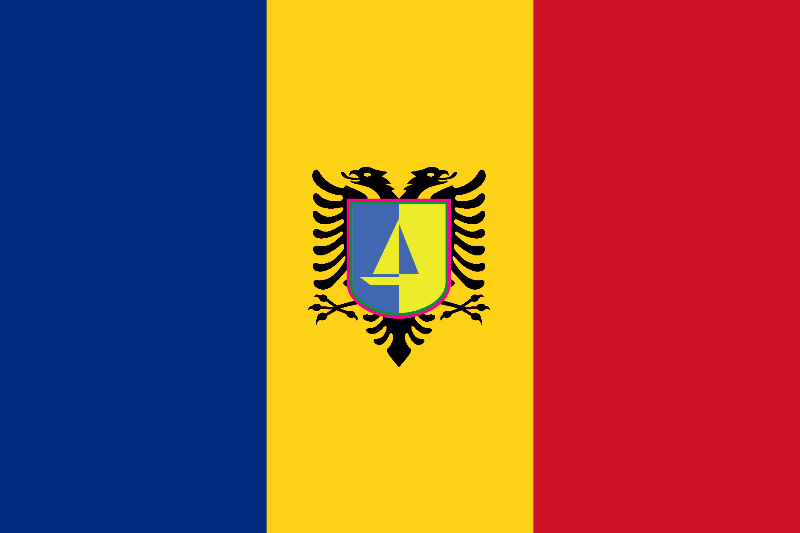 File:Kingdom of Romania in Sarandë Flag.png