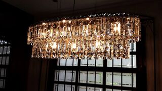 Dining room's chandelier.