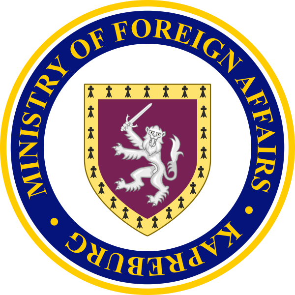 File:Seal of the Ministry of Foreign Affairs of Kapreburg.svg
