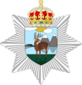 Badge of the Caudonia Police used from 18 December 2019 to 14 June 2021