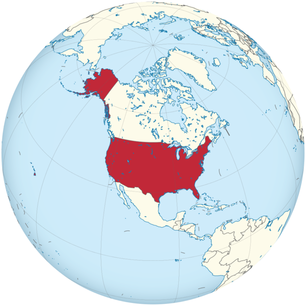 File:United States orphographic projection.png