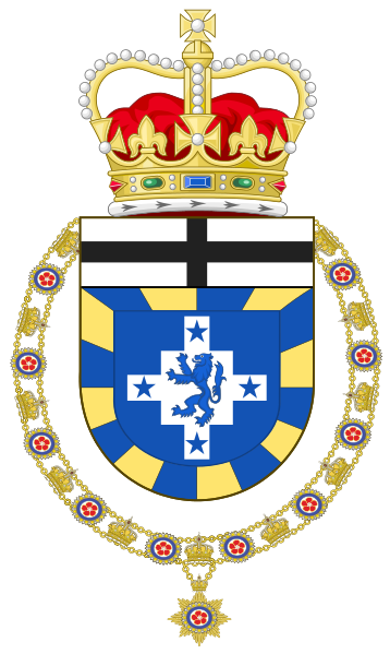 File:Coat of Arms of Arthur of Creek and Lake (Supreme Order of the Hibiscus).svg