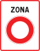 Restricted vehicles zone