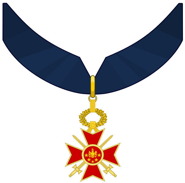 File:The Cross of Military Merit - Cross - Necklet.svg