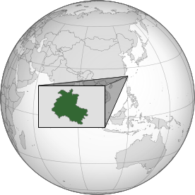 Location of Federal Republic of Baijania