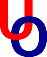The letters ‘U’ and ‘O’.