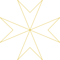 File:Star of a Grand Cross Knight of the Order of Saint George.svg