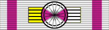 File:Order of the Precious Crown - ribbon (Second Class).svg