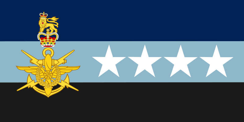 File:Chief of the Maritime, Air, and Cyber Staff - Flag (4 star).svg