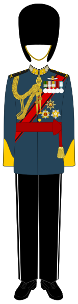 File:Major General Sir Michael Francis Alan - R22ERG - Full dress.svg
