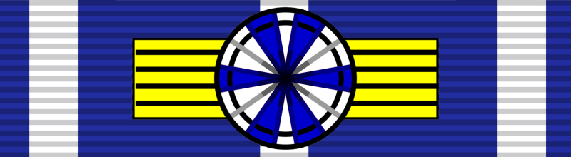 File:Order of the Crowned Stars - 2 - Gold Grand Cross - ribbon.svg