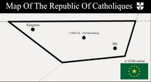 Location of Republic of Catholiques