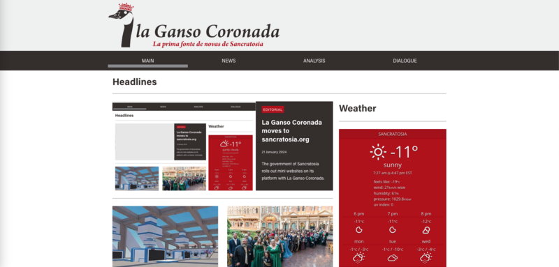 File:La Ganso Coronada front page (Sancratosia).png