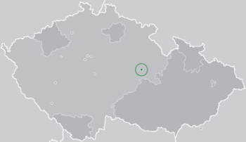 Poloha Kybistánské Národní republiky na mapě ČR