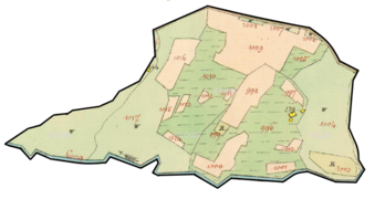 Map of Rivuletingham in 1833...