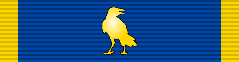 File:Order of the Raven - Gold.svg