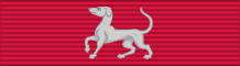 File:Ribbon bar of the Order of the Greyhound (Silver Class).svg