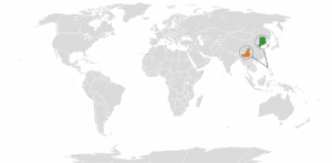 Map indicating locations of Balzi and Blazetopia