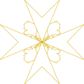 File:Star of an Commander of the Order of Saint George.svg