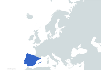 Location of Iberia