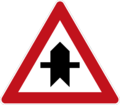 Crossroads with a minor road