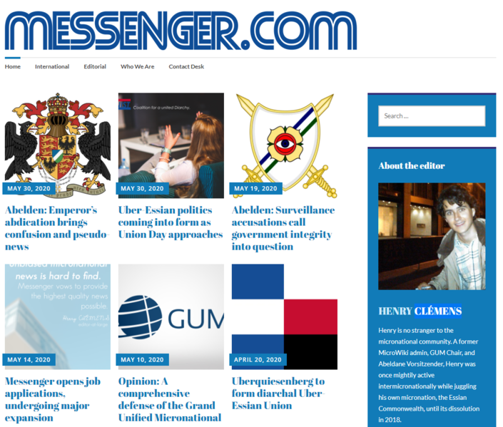 File:Messenger front page.PNG