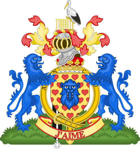 File:Coat of arms of the 1st Duke of Wells (pre-Gadus).svg