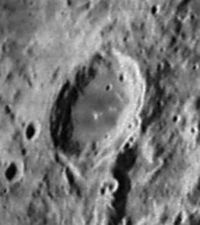 An image of the creater claimed by the Dale Empire on the moon