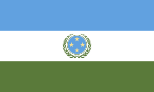 State flag with National emblem