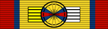 File:Ribbon bar of the Premier and Exalted Order of Kamrupa (Commander Grand Knight).svg