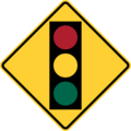 Traffic light ahead