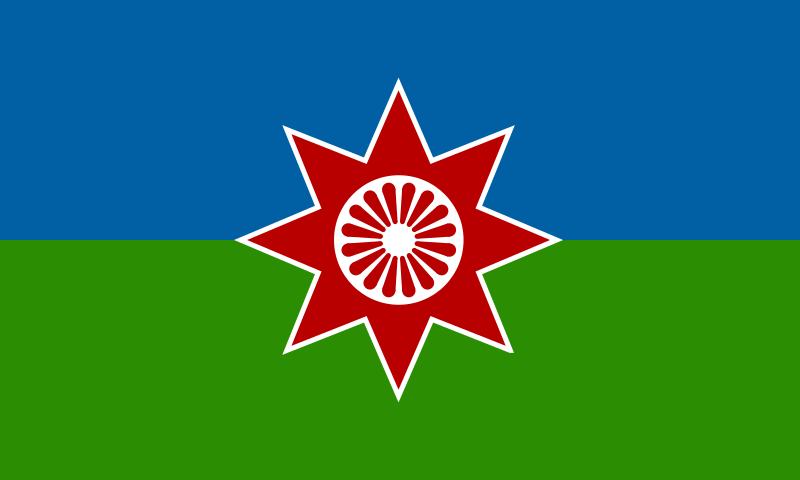 File:Flag of the Snagovian Romani minority.svg