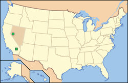 Location of Molossian claims in the United States