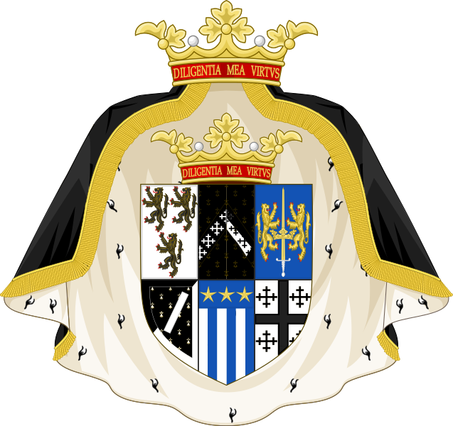 File:Coat of arms of Arthur Lacey-Scott as herald of the Academy of Arms.svg