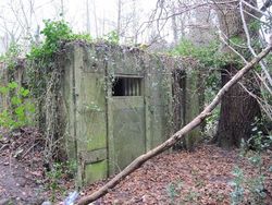 WW2 bunker located within Grand James Canal