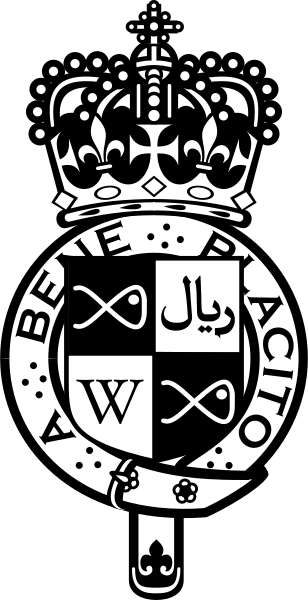 File:Royal coat of arms of Baustralia (black and white, variant 1).svg