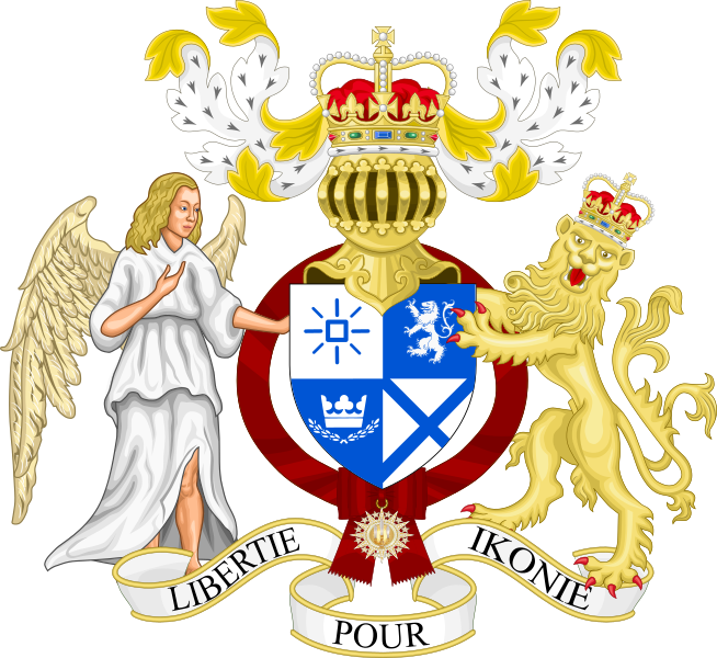 File:Royal Family Order of Vishwamitra - Cameron I of Ikonia (Arms).svg