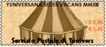 "Yuniversana Sedes Vacans MMXIII", for the Sede Vacante 2013. Special stamp.