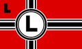 First flag of the Great Lawl Reich from 17 February to 12 July 2014