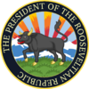 The official seal of the Roestenian President