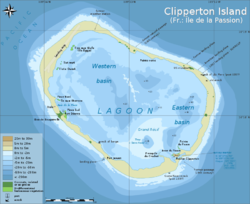 Map of the physical island