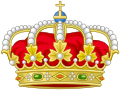 The National Crown of Excelsior, identical to the Spanish heraldic crown.