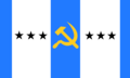 Flag of Northlands, a region in the north of the nation. The blue stripes and the stars somewhat resembles the flag of El Salvador, a country very well known for it's homicide rate.