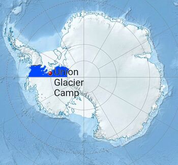 Location of Union-Glacieria