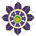 Star of Royal Family Order of the Crown of Queensland.svg