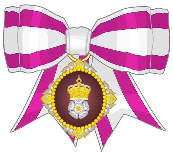 File:Bow of the Order of the Precious Crown, Dame Second Class.svg