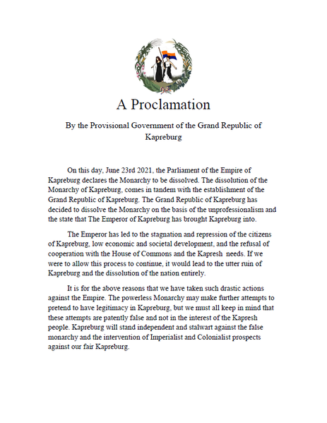 File:Proclamation of Grand Republic of Kapreburg.png
